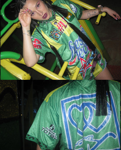 Bucaramanga x Demon Slayer (Tanjiro) soccer jersey