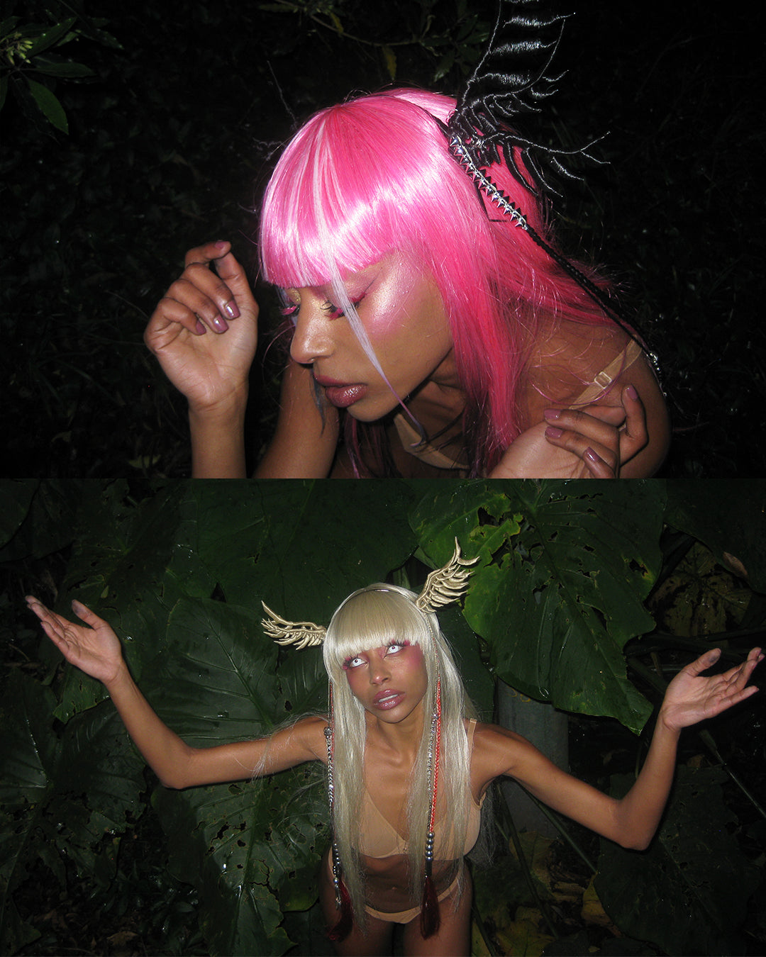 angel wings head piece