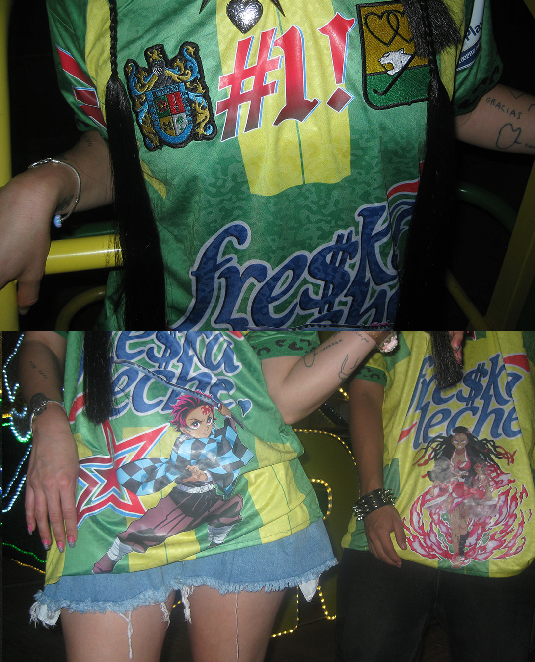 Bucaramanga x Demon Slayer (Tanjiro) soccer jersey