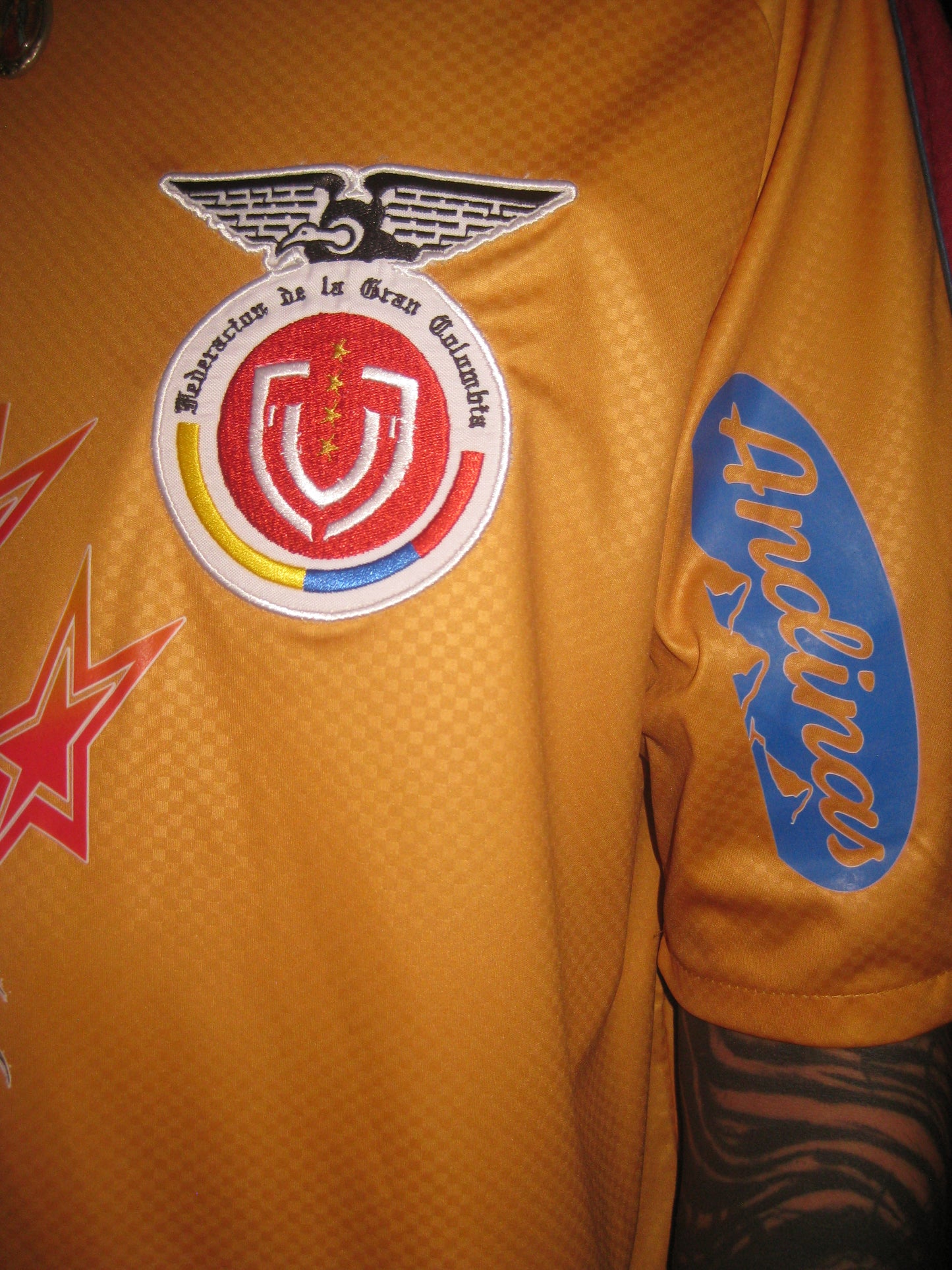 **gran colombia colombia x  evangelion jersey