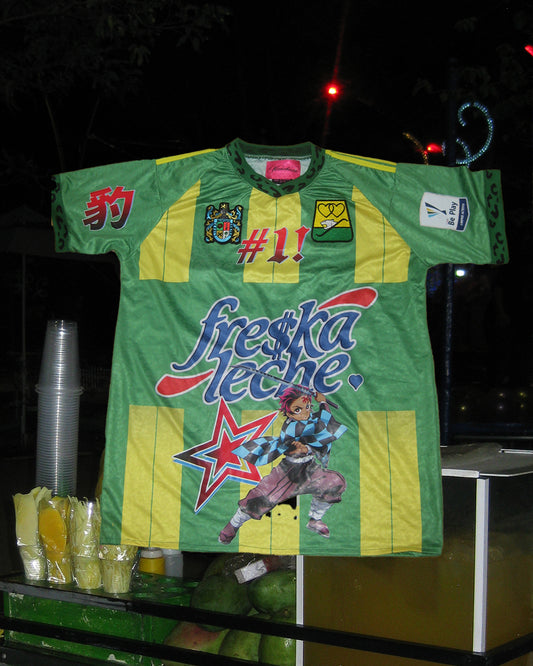 Bucaramanga x Demon Slayer (Tanjiro) soccer jersey