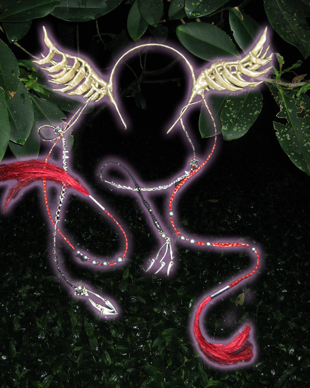 angel wings head piece