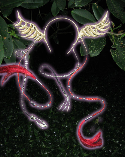 angel wings head piece