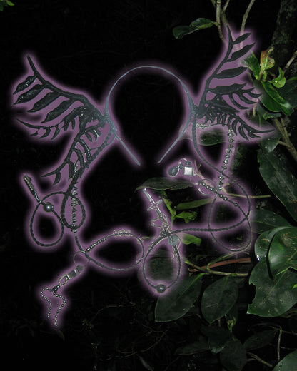 angel wings head piece