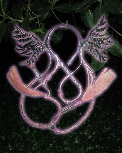 angel wings head piece